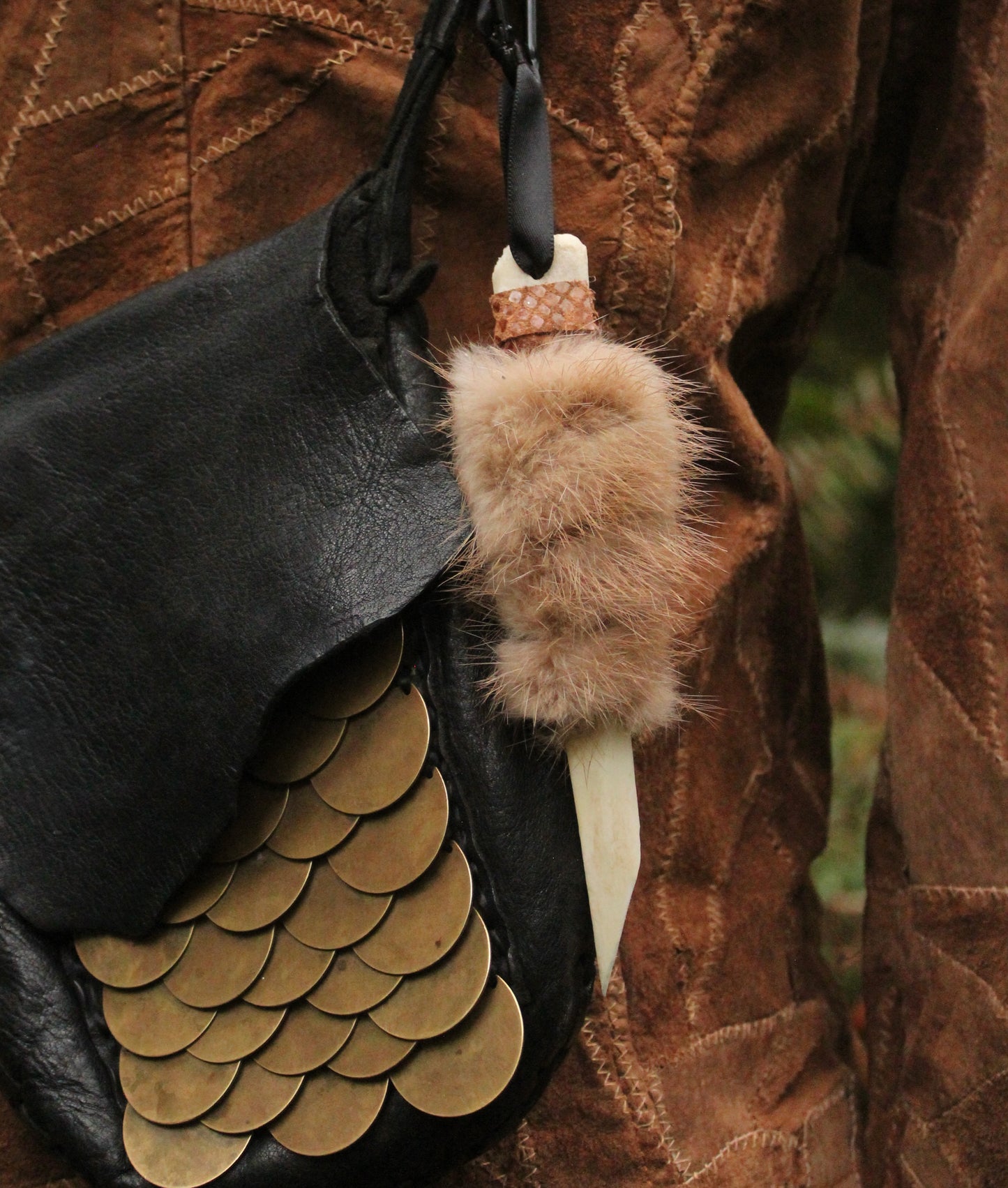 Elk Rib Stabber Keychain