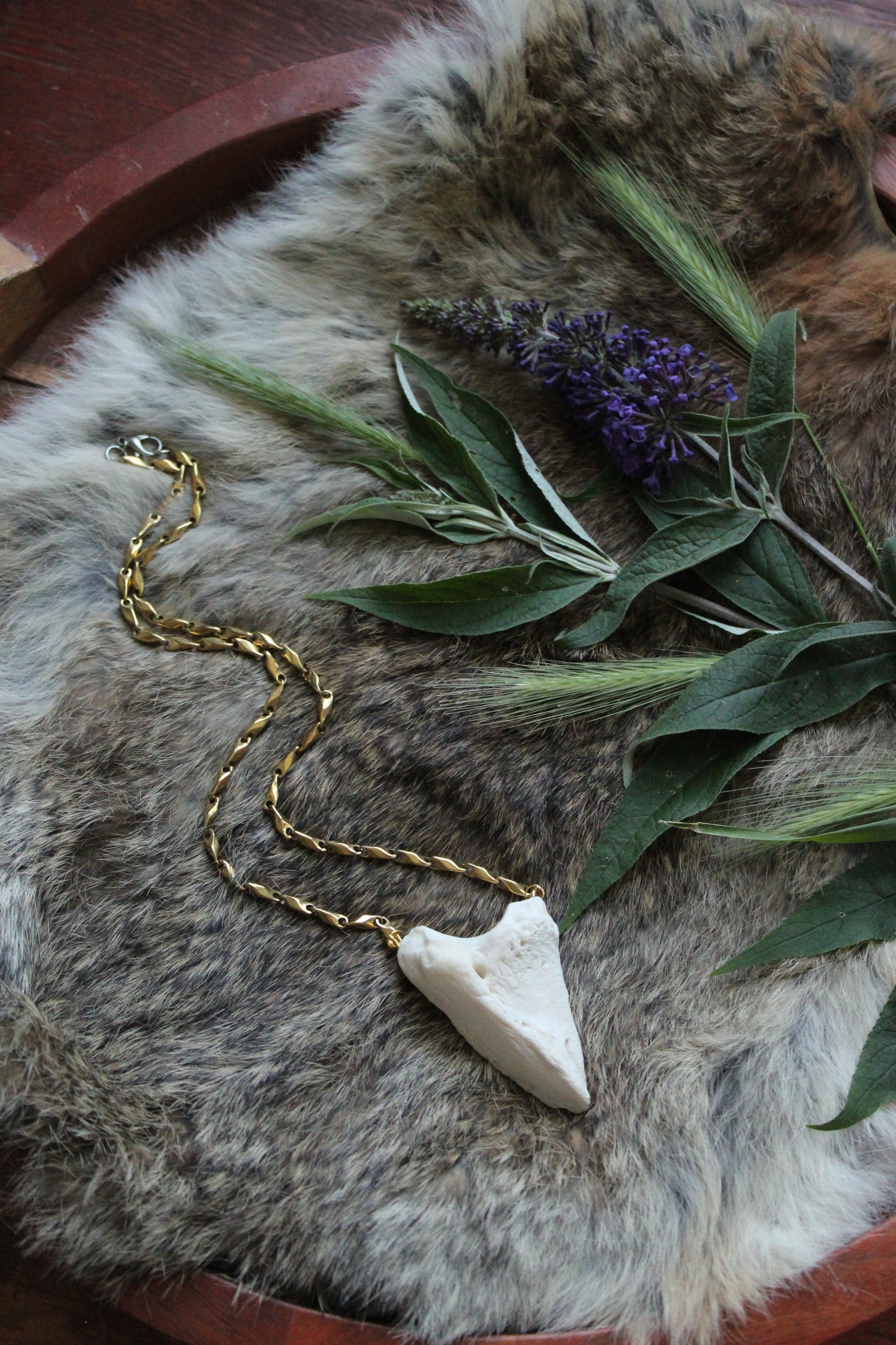 Chunky Elk Toe Necklace GP