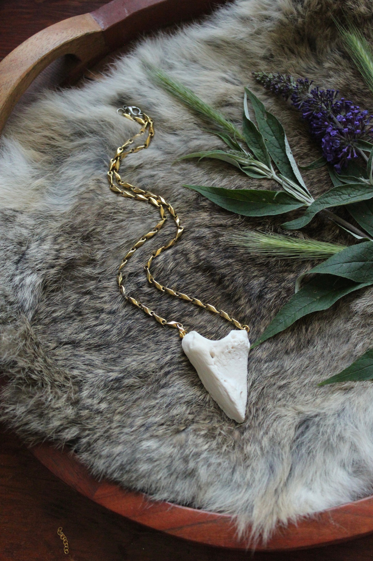 Chunky Elk Toe Necklace GP