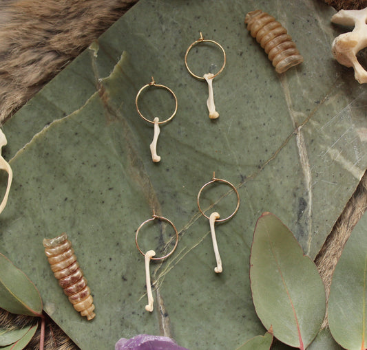 GF Ground Squirrel Bone Hoops