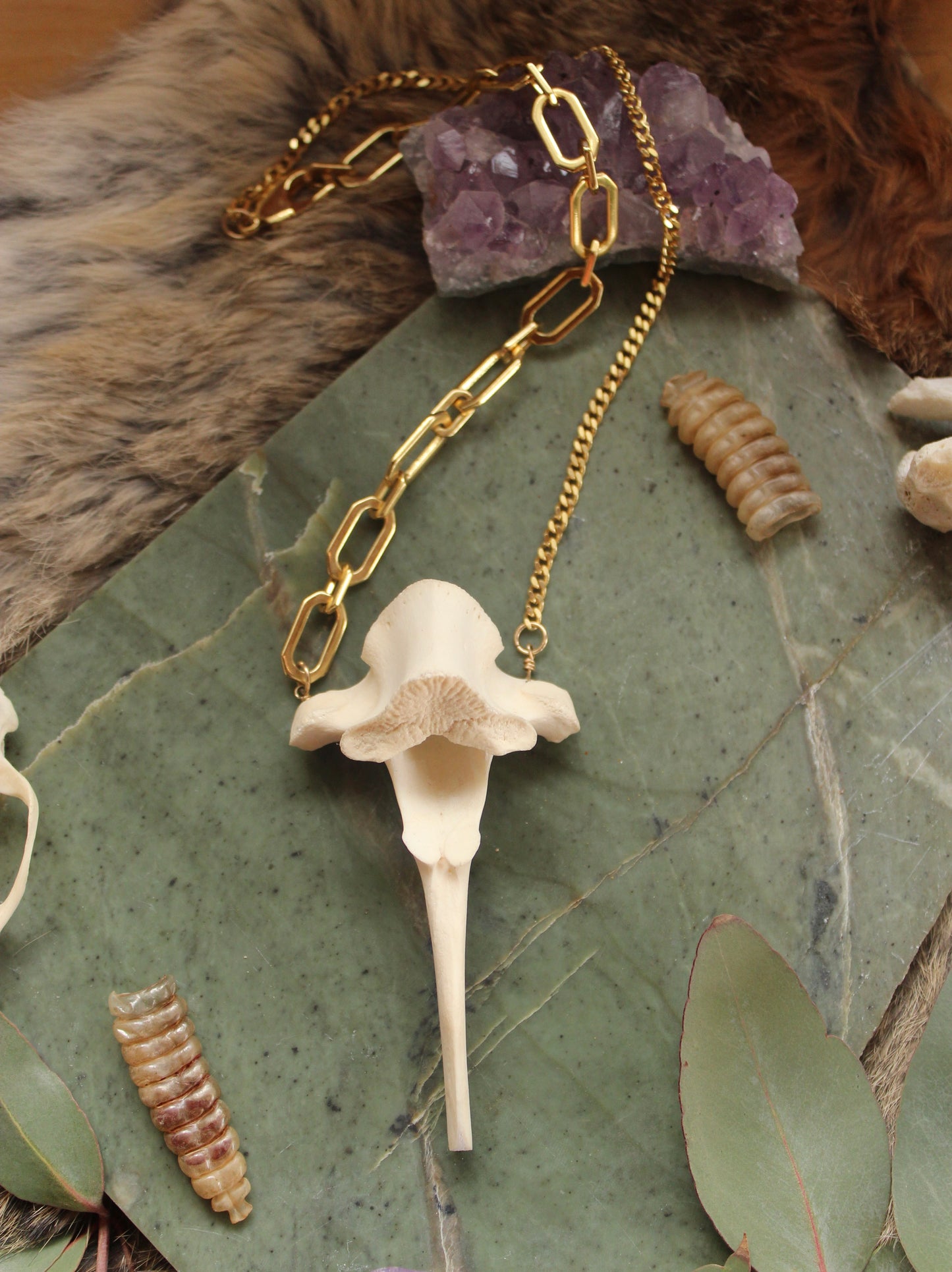 GF Deer Vertebrae Necklace