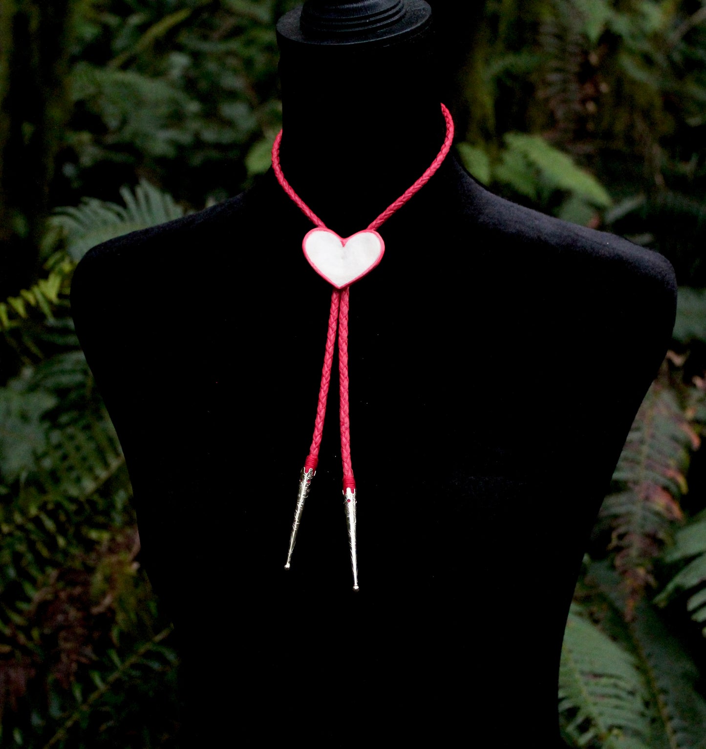 Red Heart Bolo Tie