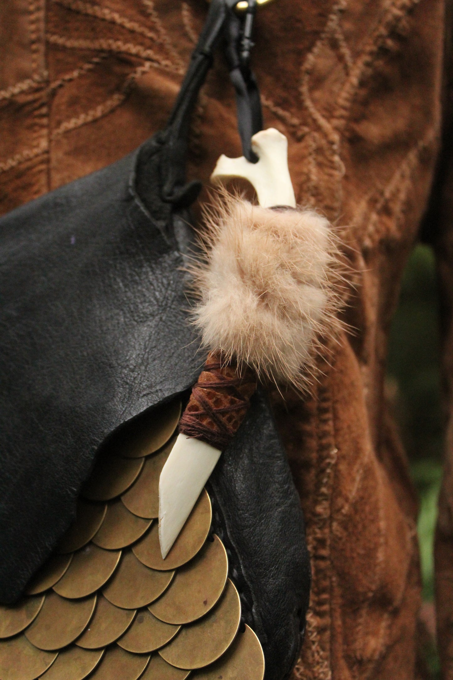 Elk Rib Stabber Keychain