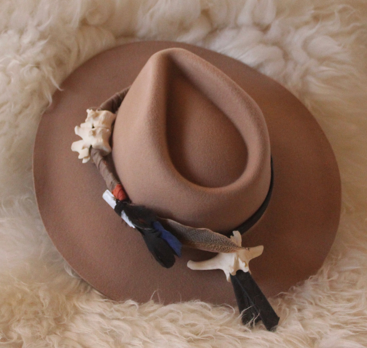 Rancher Hat & Custom Feathered Strap