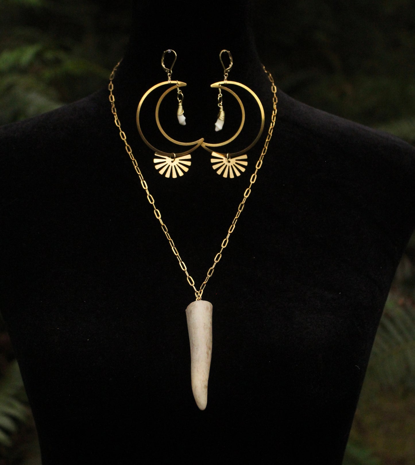 Elk Antler Necklace