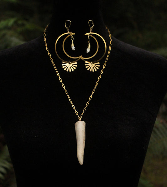 Elk Antler Necklace