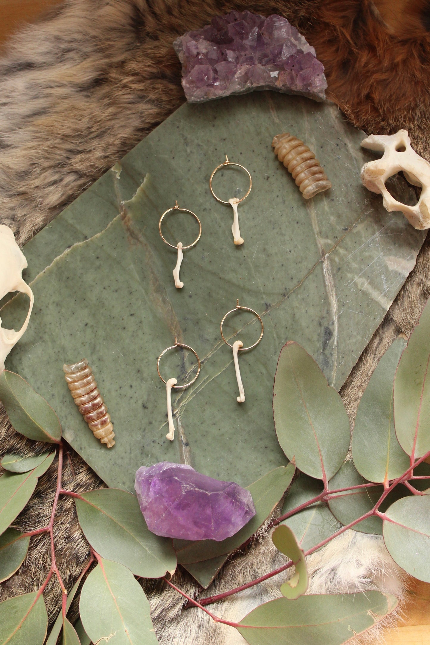 GF Ground Squirrel Bone Hoops