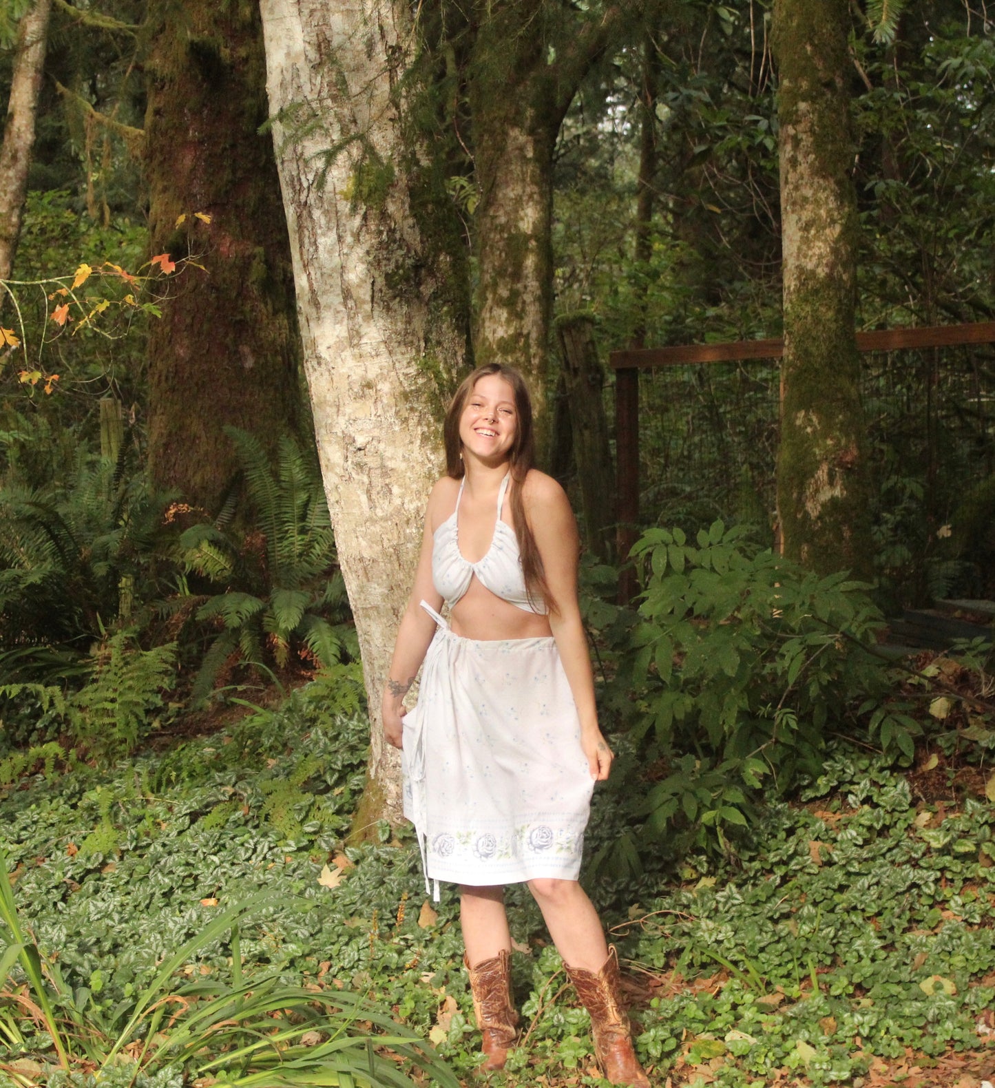 Blue Floral Set *Top Only*