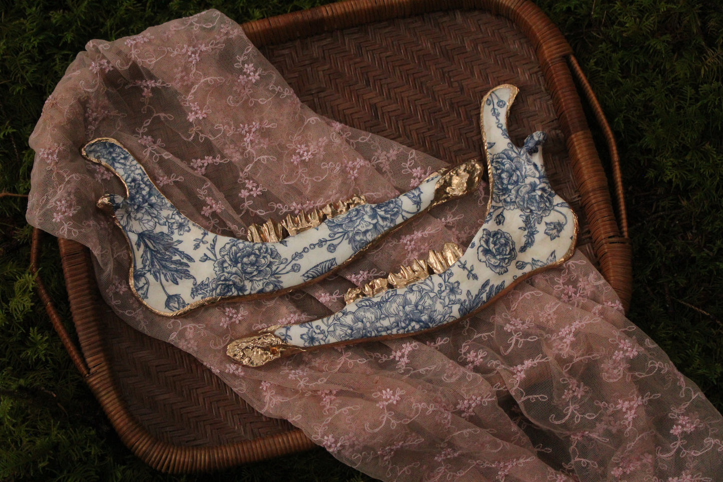‘Porcelain’ Elk Jaw Set