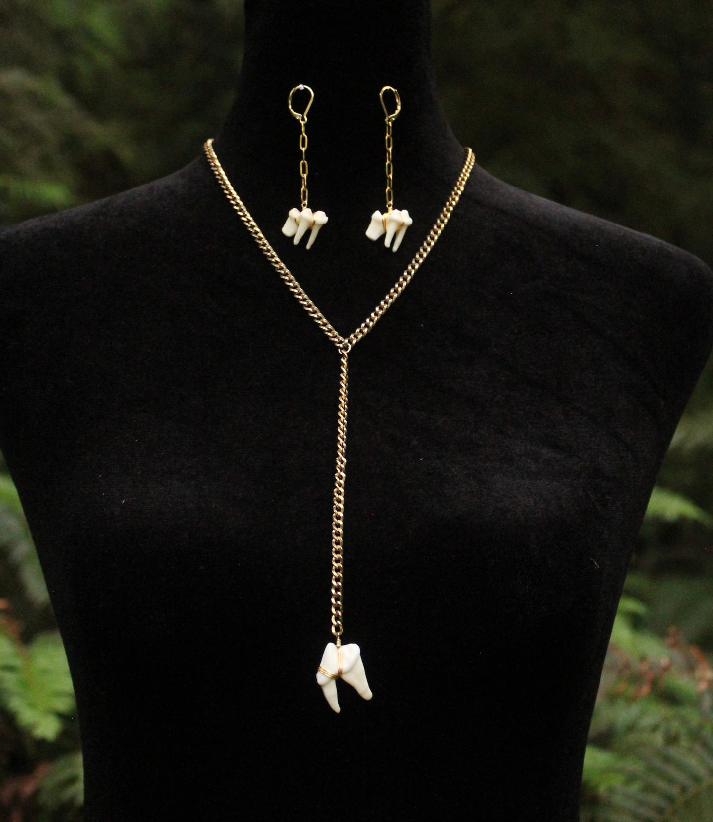 Coyote Molar Drop Necklace