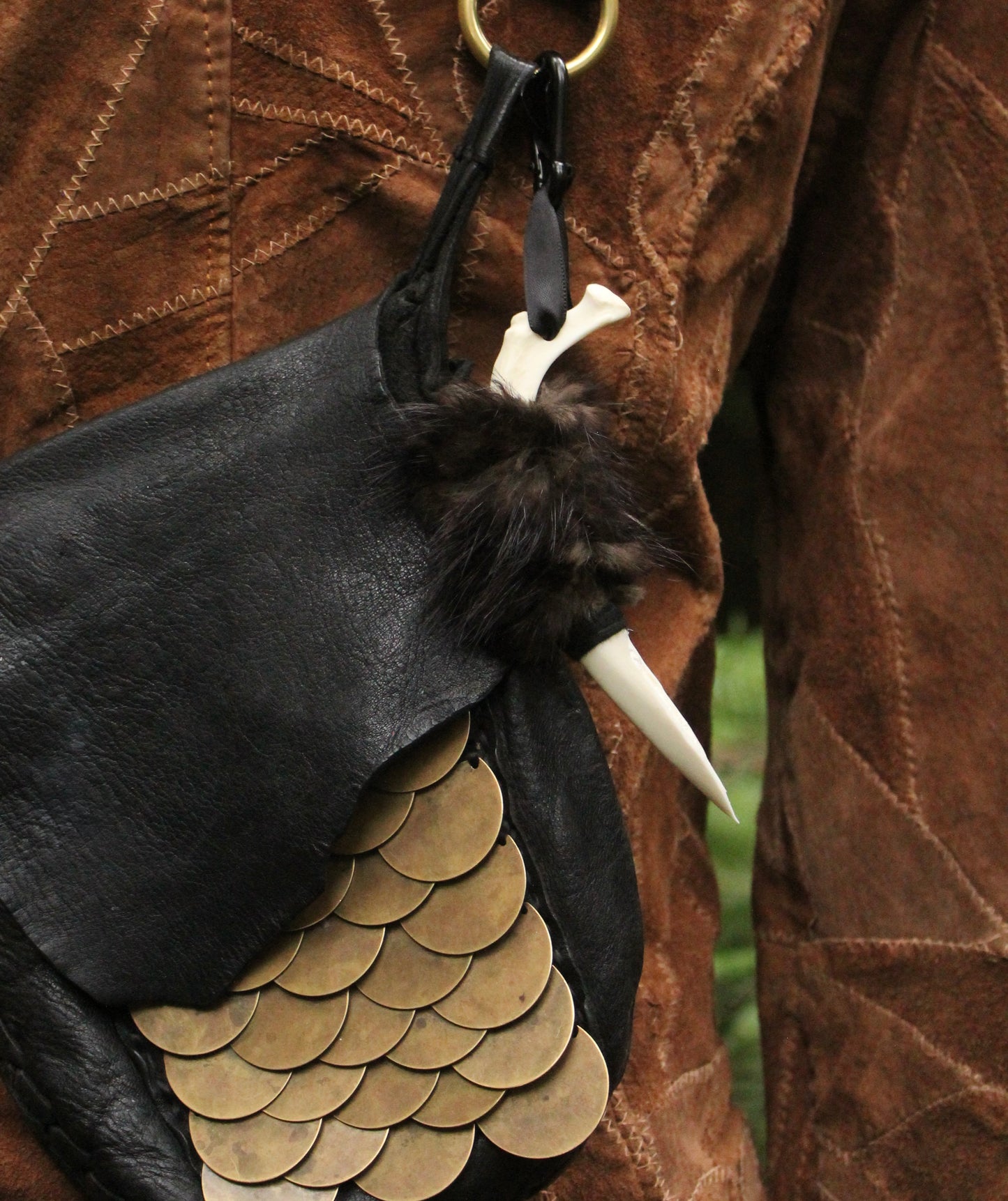 Elk Rib Stabber Keychain