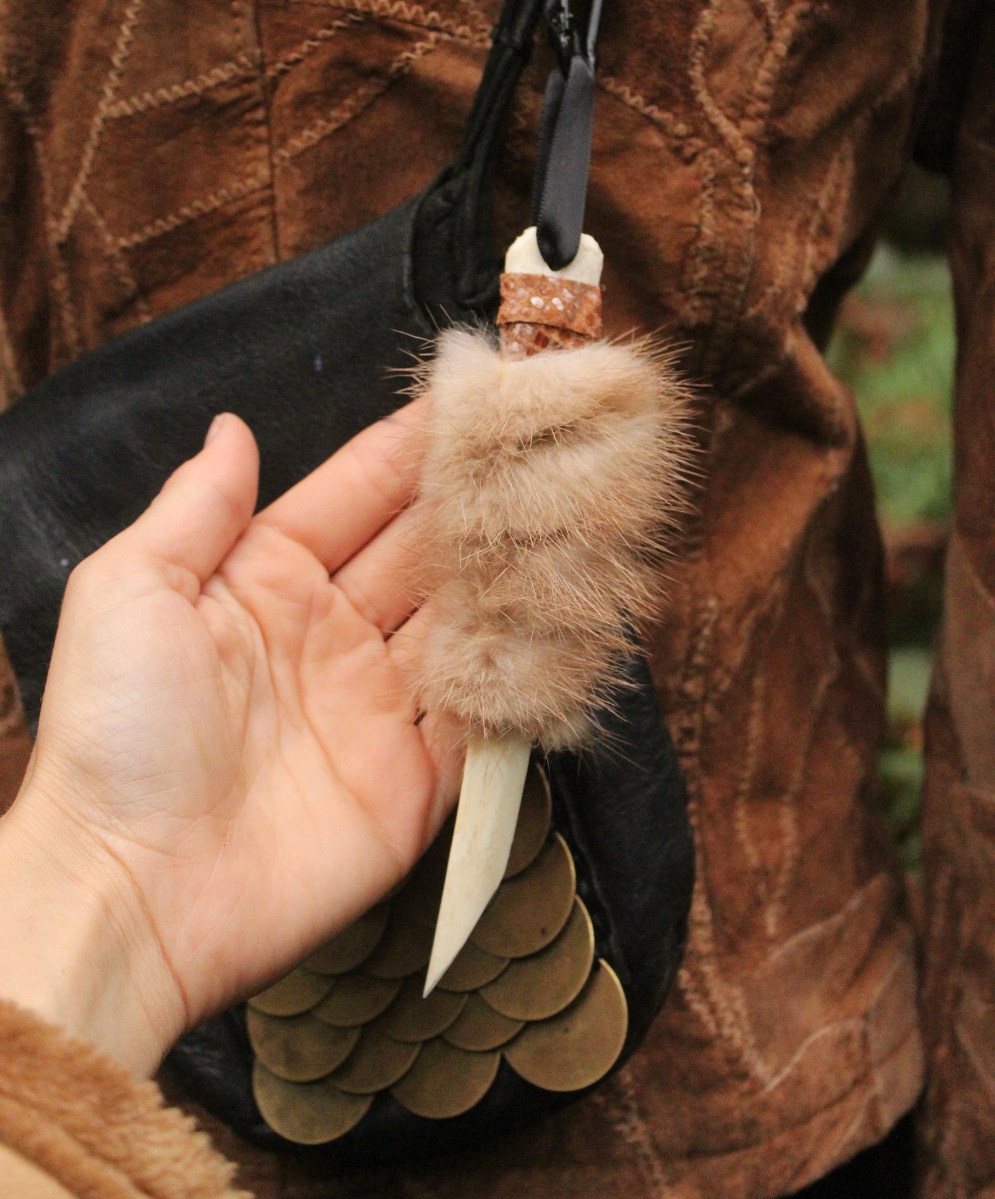 Elk Rib Stabber Keychain
