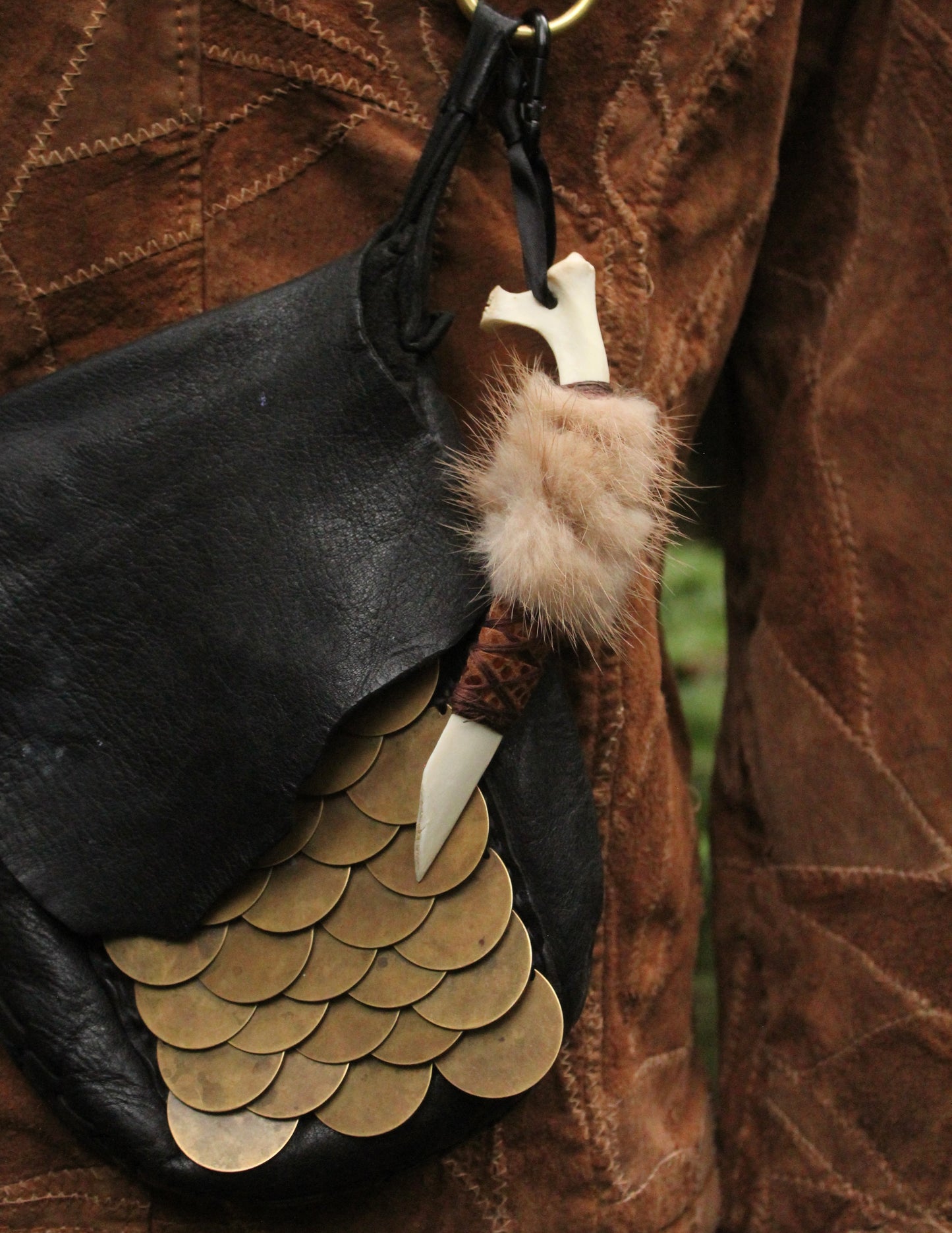 Elk Rib Stabber Keychain
