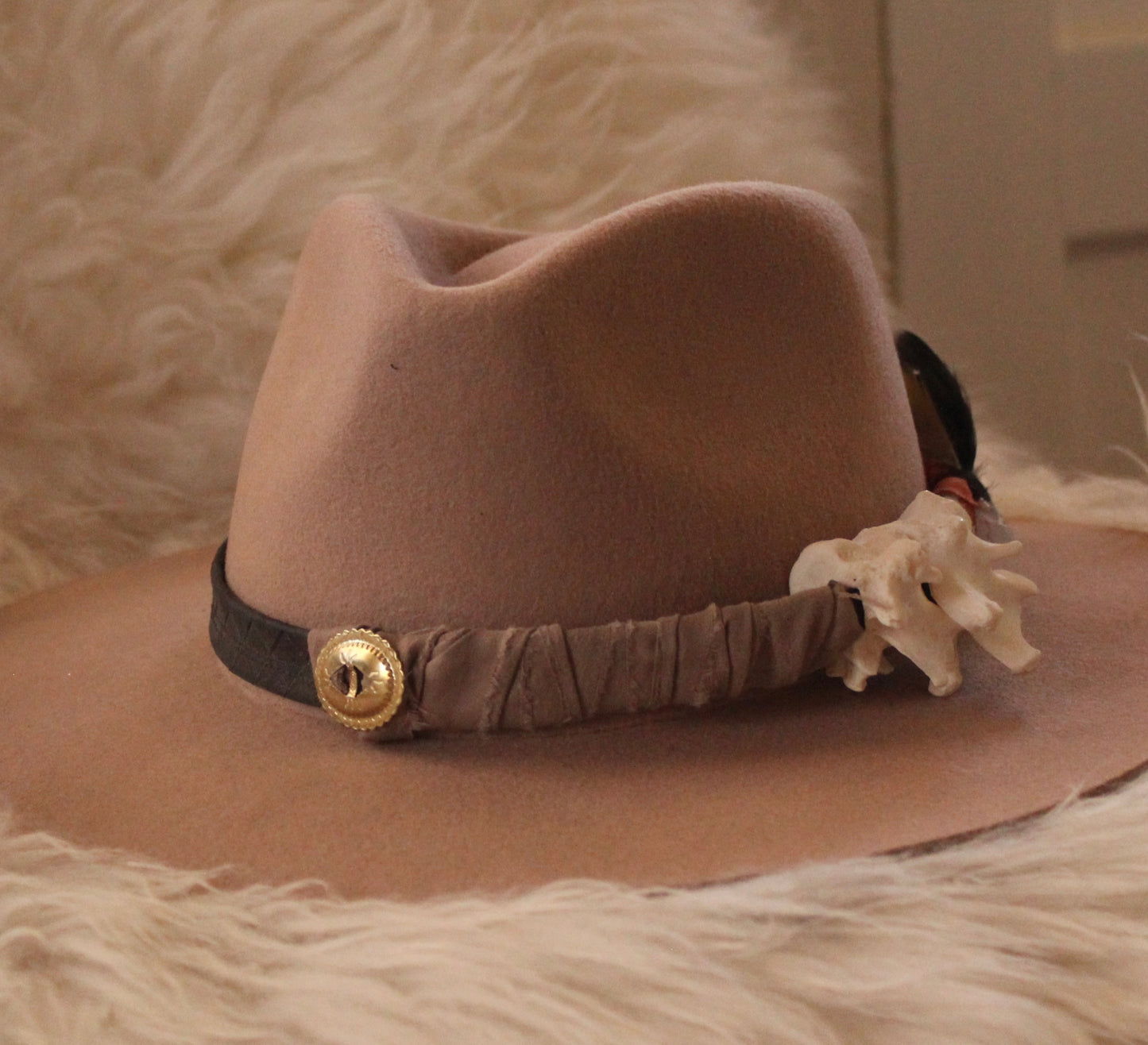 Rancher Hat & Custom Feathered Strap