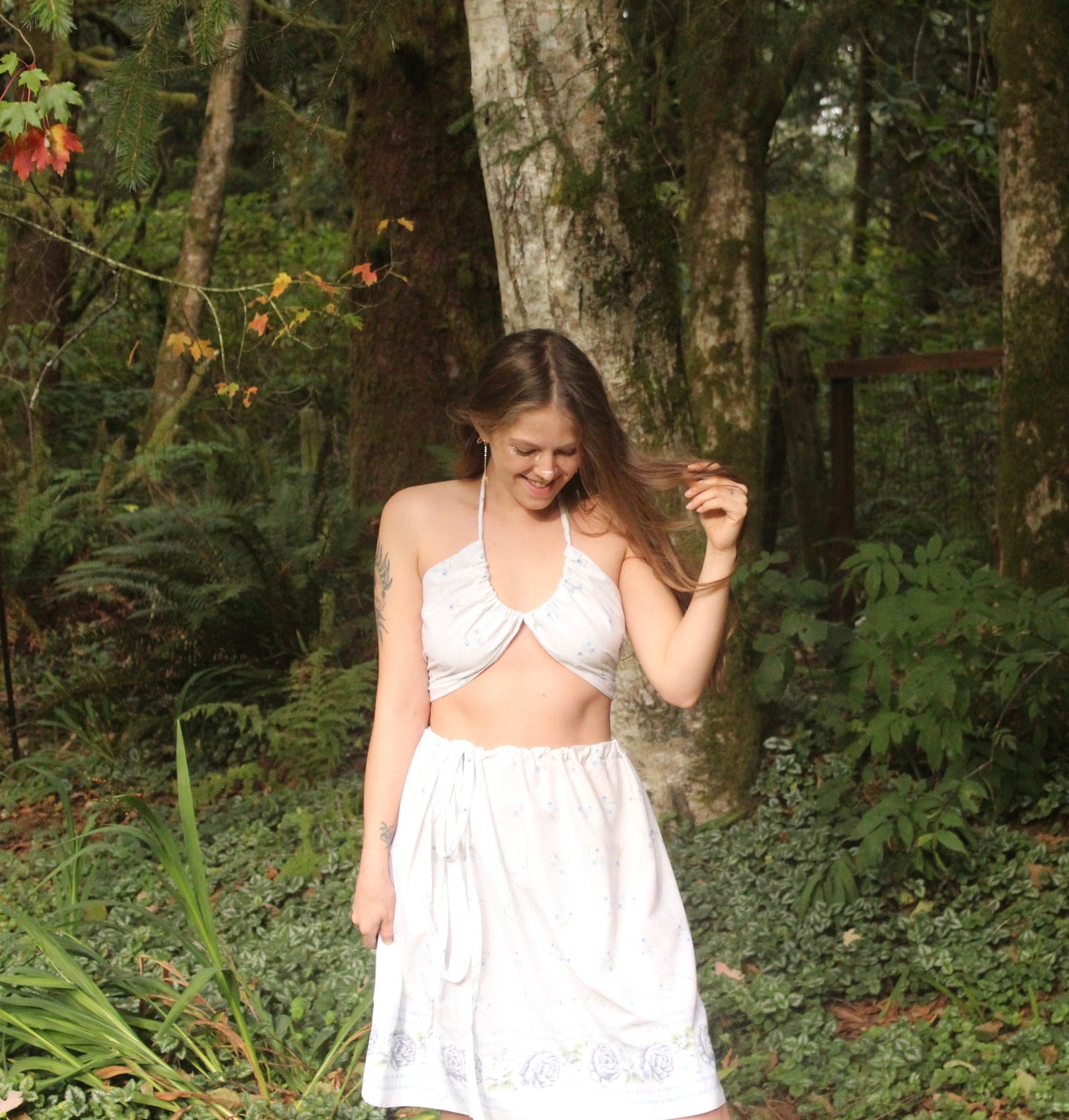 Blue Floral Set *Top Only*