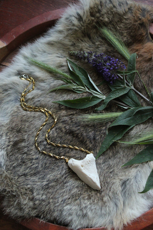 Chunky Elk Toe Necklace GP