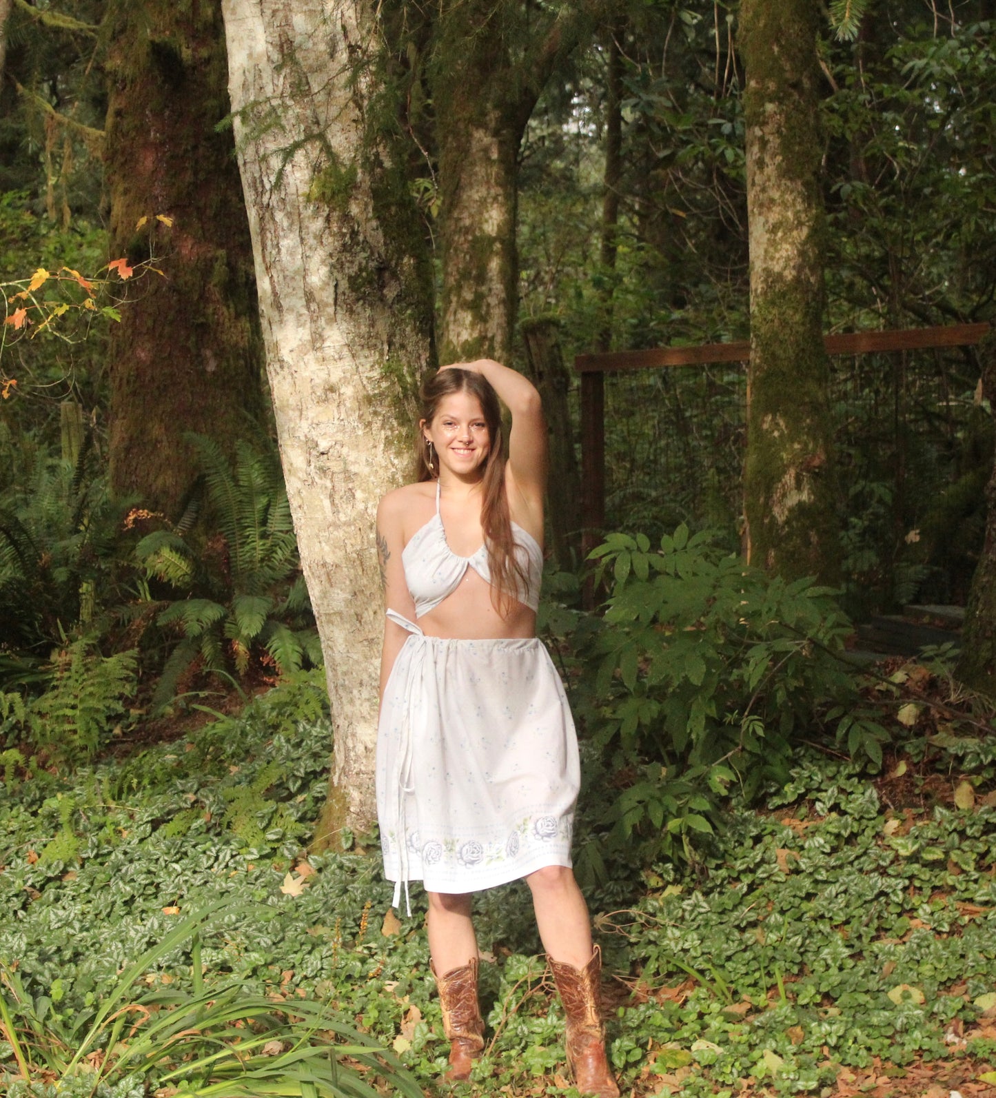 Blue Floral Set *Skirt Only*