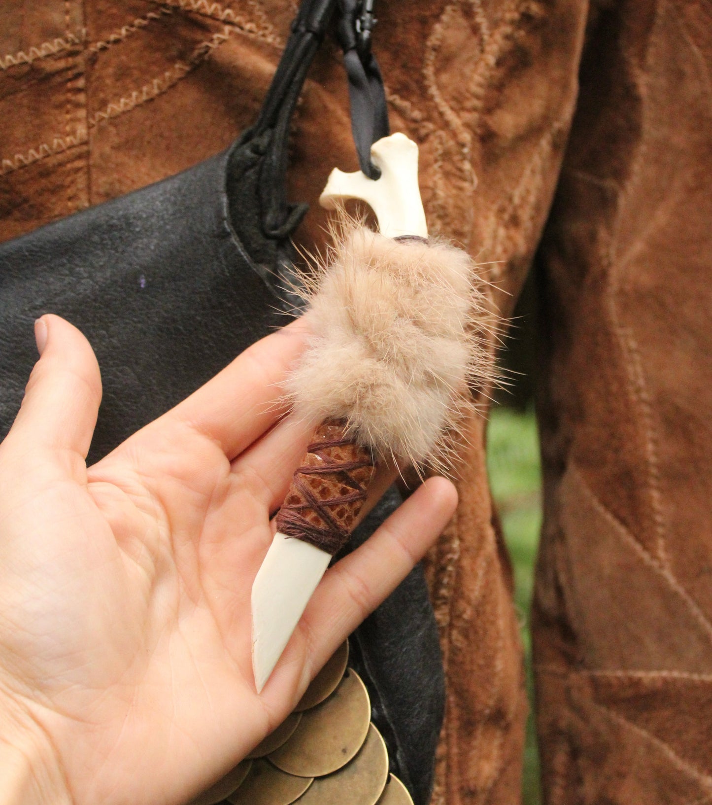 Elk Rib Stabber Keychain