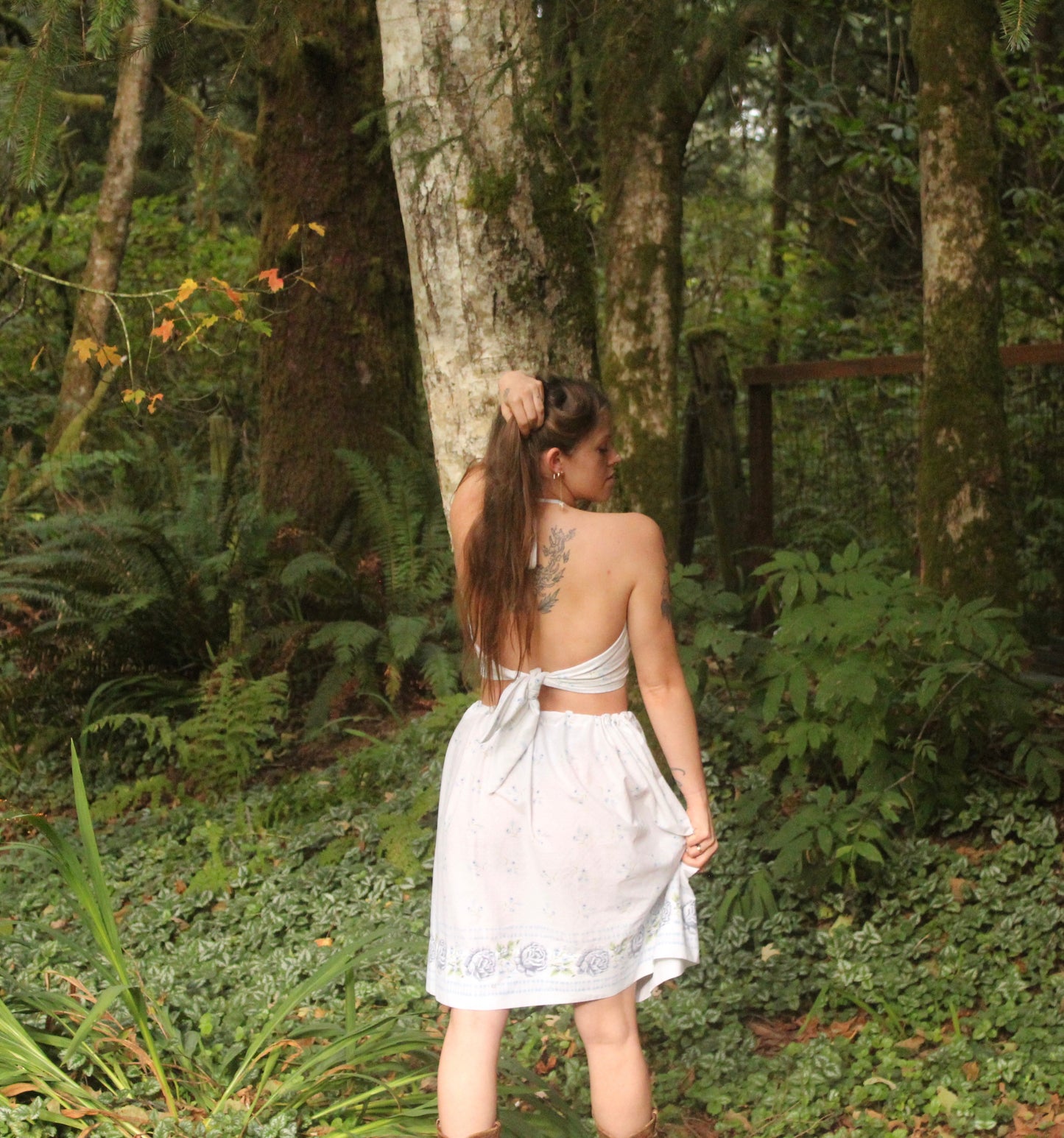 Blue Floral Set *Skirt Only*