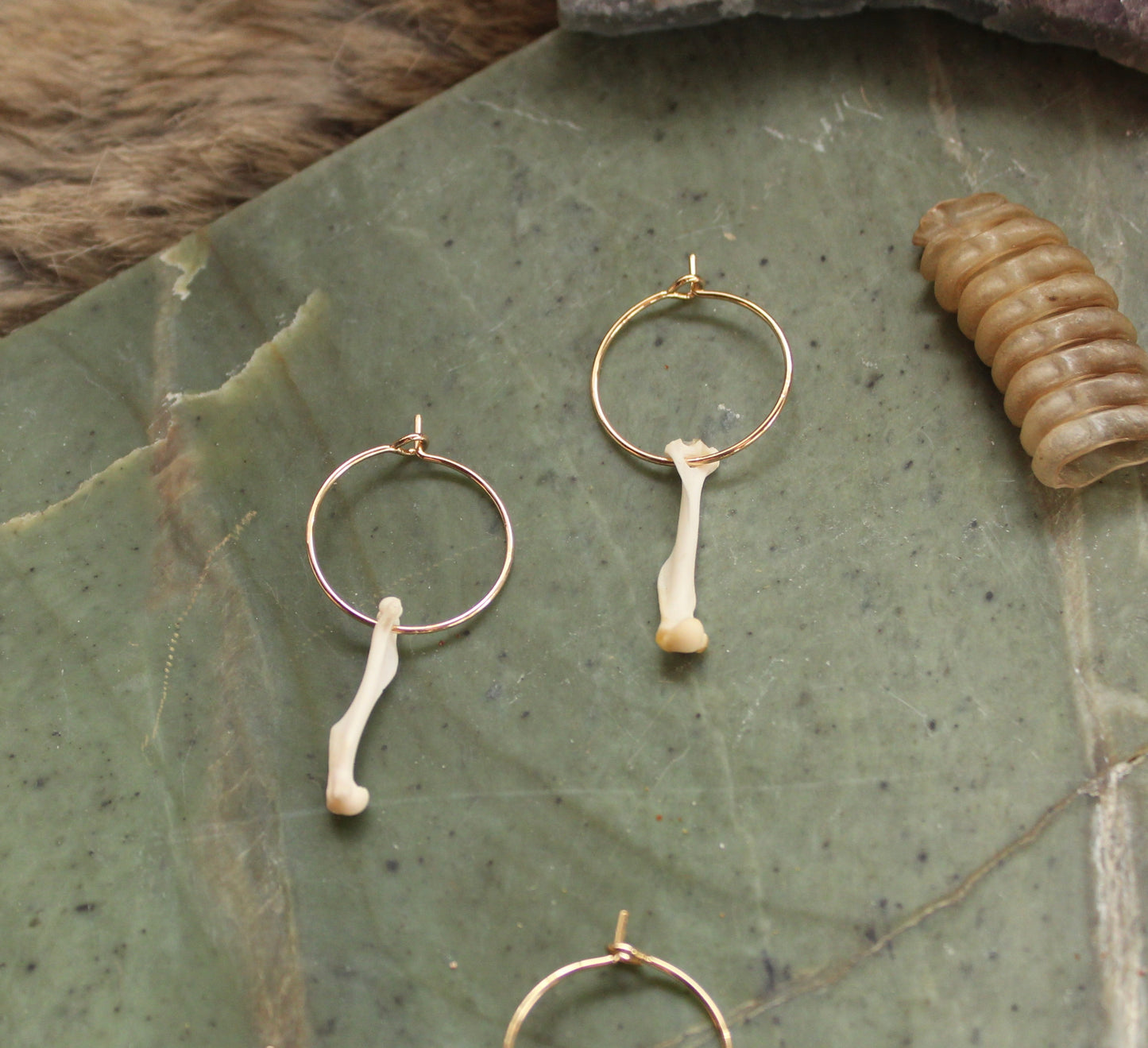 GF Ground Squirrel Bone Hoops